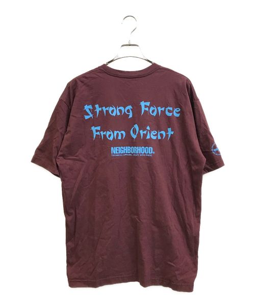 MAJOR FORCE（メジャーフォース）MAJOR FORCE (メジャーフォース) NEIGHBORHOOD (ネイバーフッド) コラボtシャツ パープル サイズ:Lの古着・服飾アイテム