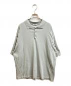 ATONエイトン）の古着「ニットポロシャツ」｜グレー