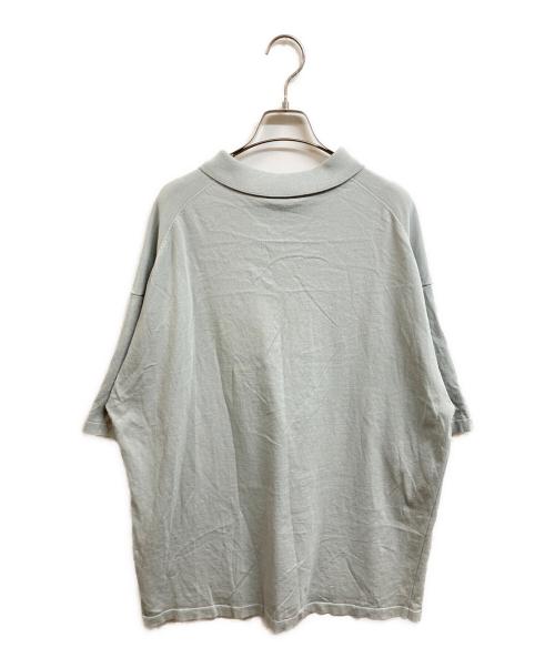 ATON（エイトン）ATON (エイトン) ニットポロシャツ グレー サイズ:06の古着・服飾アイテム