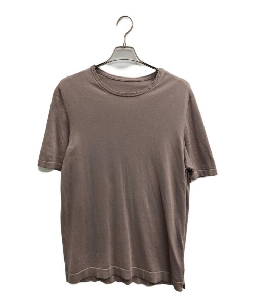 GRAN SASSO（グランサッソ）GRAN SASSO (グランサッソ) 半袖ニット ベージュ サイズ:Mの古着・服飾アイテム