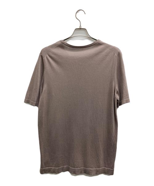 GRAN SASSO（グランサッソ）GRAN SASSO (グランサッソ) 半袖ニット ベージュ サイズ:Mの古着・服飾アイテム