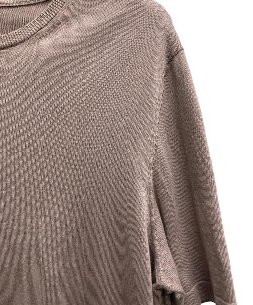 GRAN SASSO（グランサッソ）GRAN SASSO (グランサッソ) 半袖ニット ベージュ サイズ:Mの古着・服飾アイテム