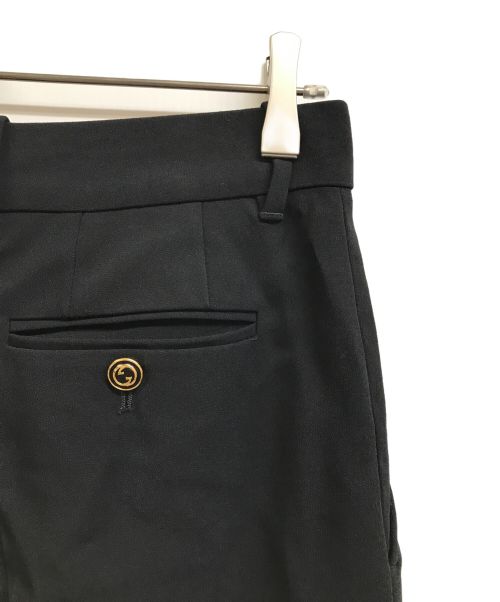 GUCCI（グッチ）GUCCI (グッチ) ヴィスコースカディテーラードショートパンツ ブラック サイズ:40の古着・服飾アイテム