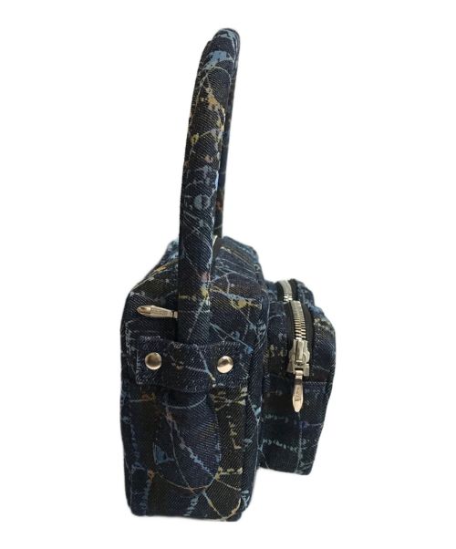 masu（エムエーエスユー）MASU (エムエーエスユー) FLOCKEY WEB MINI BAG インディゴの古着・服飾アイテム