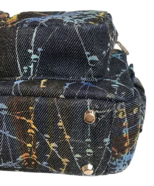 masu（エムエーエスユー）MASU (エムエーエスユー) FLOCKEY WEB MINI BAG インディゴの古着・服飾アイテム