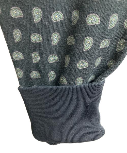 Aime Leon Dore（エメ レオン ドレ）Aime Leon Dore (エメ レオン ドレ) PRINTED PAISLEY RUGBY ブラック サイズ:Sの古着・服飾アイテム