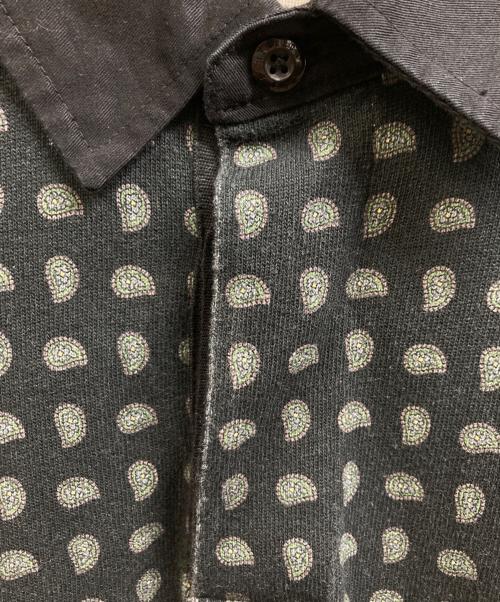 Aime Leon Dore（エメ レオン ドレ）Aime Leon Dore (エメ レオン ドレ) PRINTED PAISLEY RUGBY ブラック サイズ:Sの古着・服飾アイテム