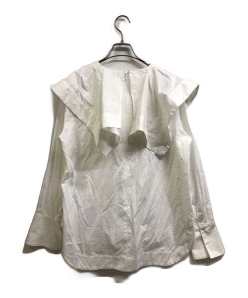 cygne（シーニュ）cygne (シーニュ) フレアスリーブブラウス ホワイト サイズ:-の古着・服飾アイテム