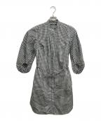 LAUREN RALPH LAURENローレンラルフローレン）の古着「ブラウスワンピース」｜ブラック