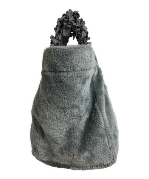 LUDLOW（ラドロー）LUDLOW (ラドロー) フェイクファートートバッグ グレーの古着・服飾アイテム