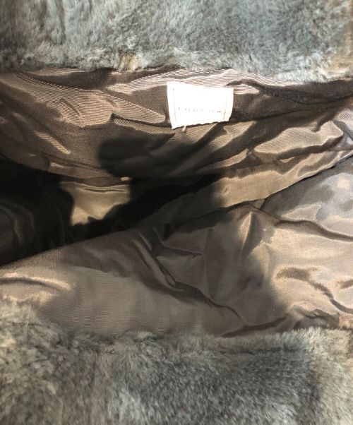 LUDLOW（ラドロー）LUDLOW (ラドロー) フェイクファートートバッグ グレーの古着・服飾アイテム