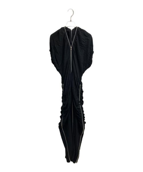 LIMI feu（リミフゥ）LIMI feu (リミフゥ) ジップアップワンピース ブラック サイズ:Sの古着・服飾アイテム