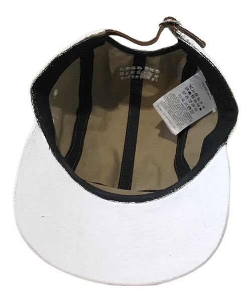 SUPREME（シュプリーム）Supreme (シュプリーム) MM6 Maison Margiela (エムエムシックス メゾンマルジェラ) PAINTED CAMP CAP ホワイトの古着・服飾アイテム