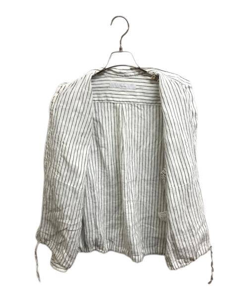 FRAMeWORK（フレームワーク）FRAMeWORK (フレームワーク) フレンチリネンドロストシャツ ホワイト サイズ:ーの古着・服飾アイテム