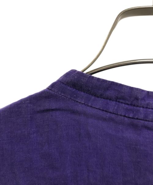 nest Robe（ネストローブ）nest Robe (ネストローブ) リネンワンピース パープル サイズ:-の古着・服飾アイテム