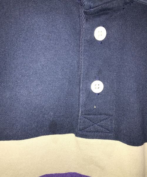 DESCENDANT（ディセンダント）DESCENDANT (ディセンダント) PUBA POLO LS ネイビー サイズ:2の古着・服飾アイテム