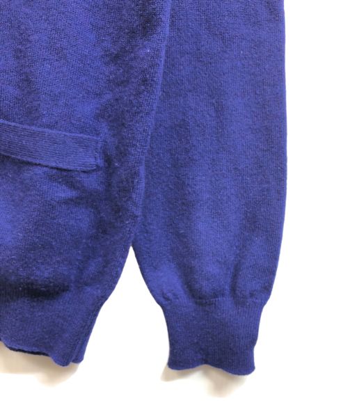 GUCCI（グッチ）GUCCI (グッチ) カシミヤカーディガン ブルー サイズ:Sの古着・服飾アイテム