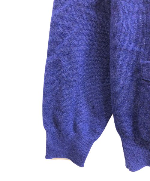 GUCCI（グッチ）GUCCI (グッチ) カシミヤカーディガン ブルー サイズ:Sの古着・服飾アイテム