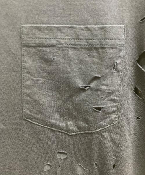 TAKAHIROMIYASHITA TheSoloIst.（タカヒロミヤシタ ザソロイスト）TAKAHIROMIYASHITA TheSoloIst. (タカヒロミヤシタ ザソロイスト) ポケットTシャツ ネイビー サイズ:46の古着・服飾アイテム