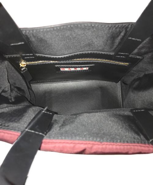 MARNI（マルニ）MARNI (マルニ) トートバッグ レッド×ブラックの古着・服飾アイテム