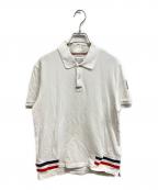 MONCLER GAMME BLEUモンクレール ガム ブルー）の古着「ポロシャツ」｜ホワイト