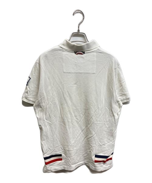 MONCLER GAMME BLEU（モンクレール ガム ブルー）MONCLER GAMME BLEU (モンクレール ガム ブルー) ポロシャツ ホワイト サイズ:Mの古着・服飾アイテム