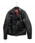 Y2 LEATHER（ワイツーレザー）の古着「ホースハイドレザージャケット」｜ブラック