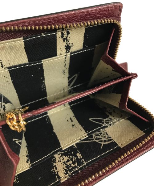 Vivienne Westwood（ヴィヴィアンウエストウッド）Vivienne Westwood (ヴィヴィアンウエストウッド) パス付コインケース ボルドーの古着・服飾アイテム