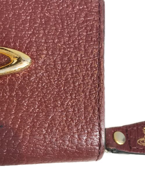 Vivienne Westwood（ヴィヴィアンウエストウッド）Vivienne Westwood (ヴィヴィアンウエストウッド) パス付コインケース ボルドーの古着・服飾アイテム