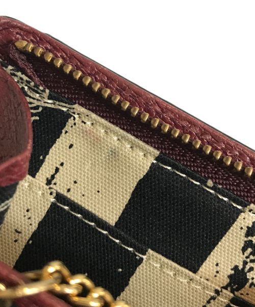 Vivienne Westwood（ヴィヴィアンウエストウッド）Vivienne Westwood (ヴィヴィアンウエストウッド) パス付コインケース ボルドーの古着・服飾アイテム