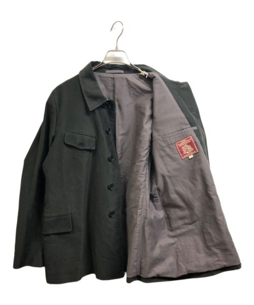 AD JUSTABLE COSTUME（アジャスタブルコスチューム）AD JUSTABLE COSTUME (アジャスタブルコスチューム) モールスキンジャケット ブラック サイズ:38の古着・服飾アイテム