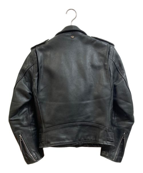 SCHOTT BROS.（ショットブロス）SCHOTT BROS. (ショットブロス) 613XX ワンスター ダブルレザージャケット ブラック サイズ:34の古着・服飾アイテム