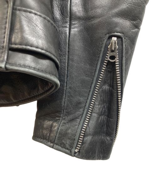 SCHOTT BROS.（ショットブロス）SCHOTT BROS. (ショットブロス) 613XX ワンスター ダブルレザージャケット ブラック サイズ:34の古着・服飾アイテム