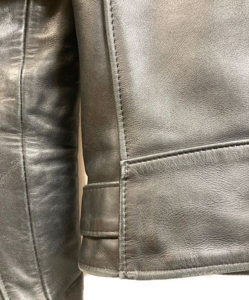 SCHOTT BROS.（ショットブロス）SCHOTT BROS. (ショットブロス) 613XX ワンスター ダブルレザージャケット ブラック サイズ:34の古着・服飾アイテム