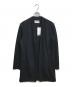 ATTACHMENT（アタッチメント）の古着「WO SMOOTH COLLARLESS LONG CARDIGAN WO SMOOTH COLLARLESS LONG CARDIGAN」｜ブラック