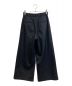 GALERIE VIE (ギャルリーヴィー) ウォッシャブルギャバジン タックワイドパンツ ブラック サイズ:34：5000円