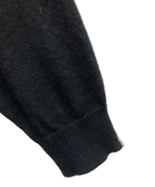 HERMES（エルメス）HERMES (エルメス) カシミヤシルク切替ニット ブラック サイズ:38の古着・服飾アイテム