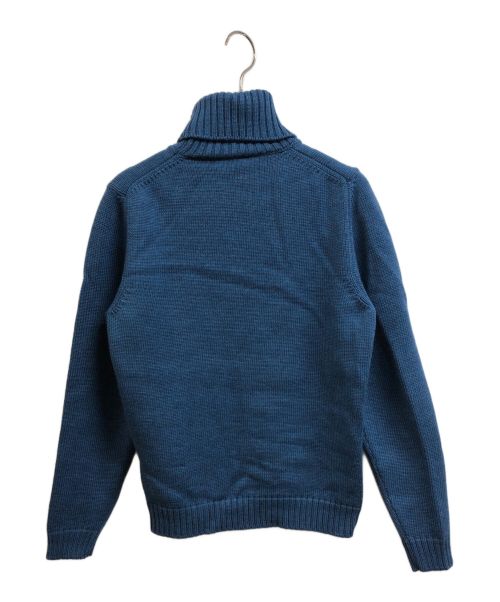 Zanone（ザノーネ）Zanone (ザノーネ) ミドルゲージタートルネックニット ブルー サイズ:44の古着・服飾アイテム