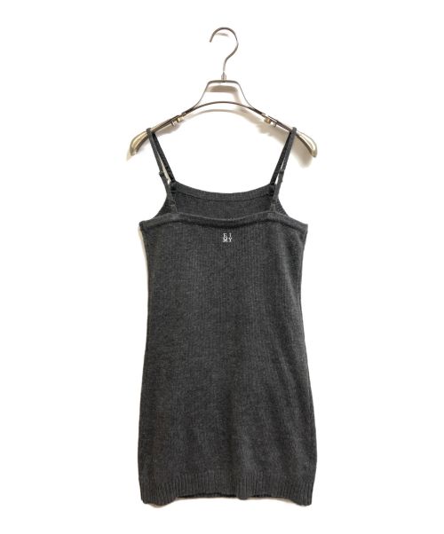 eimy istoire（エイミーイストワール）eimy istoire (エイミーイストワール) エイミーロゴボタンニットセットワンピース グレー サイズ:Freeの古着・服飾アイテム