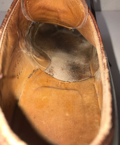 Alden（オールデン）ALDEN (オールデン) Vチップシューズ ブラウン サイズ:US7の古着・服飾アイテム