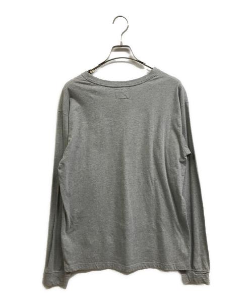 WIND AND SEA（ウィンダンシー）WIND AND SEA (ウィンダンシー) YOHJI YAMAMOTO (ヨウジヤマモト) 長袖Tシャツ グレー サイズ:3の古着・服飾アイテム