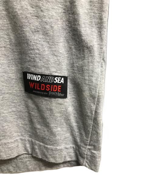 WIND AND SEA（ウィンダンシー）WIND AND SEA (ウィンダンシー) YOHJI YAMAMOTO (ヨウジヤマモト) 長袖Tシャツ グレー サイズ:3の古着・服飾アイテム