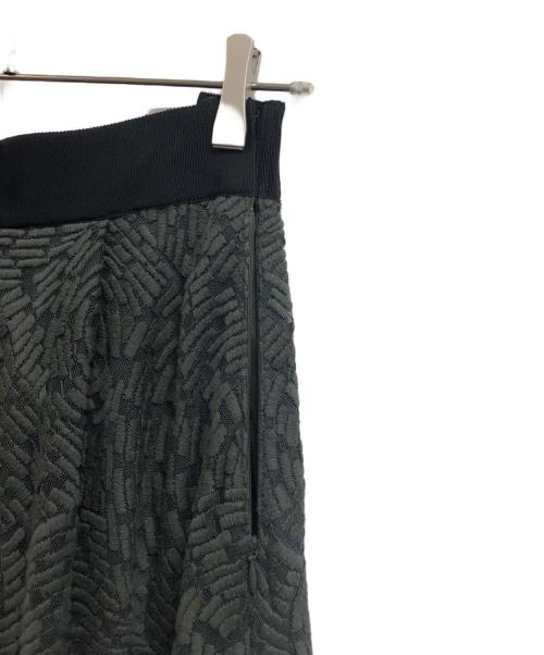 HAVEL studio（ハーヴェル スタジオ）HAVEL studio (ハーヴェル スタジオ) レース刺繍レイヤードフレアロングスカート サイズ:36の古着・服飾アイテム