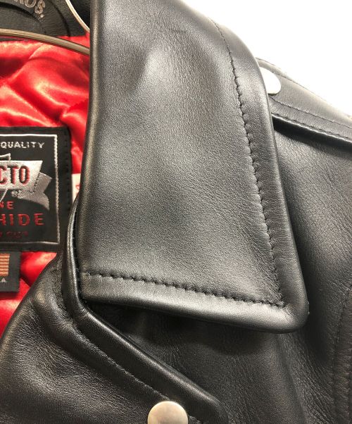 Schott（ショット）Schott (ショット) ONESTAR RIDERS LEATHER JACKET ブラック サイズ:34の古着・服飾アイテム