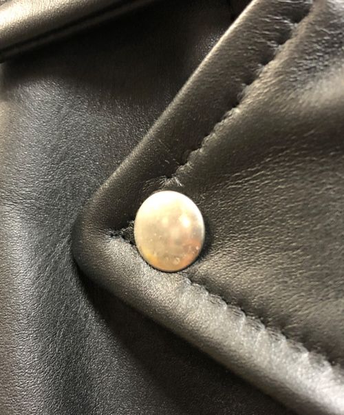Schott（ショット）Schott (ショット) ONESTAR RIDERS LEATHER JACKET ブラック サイズ:34の古着・服飾アイテム