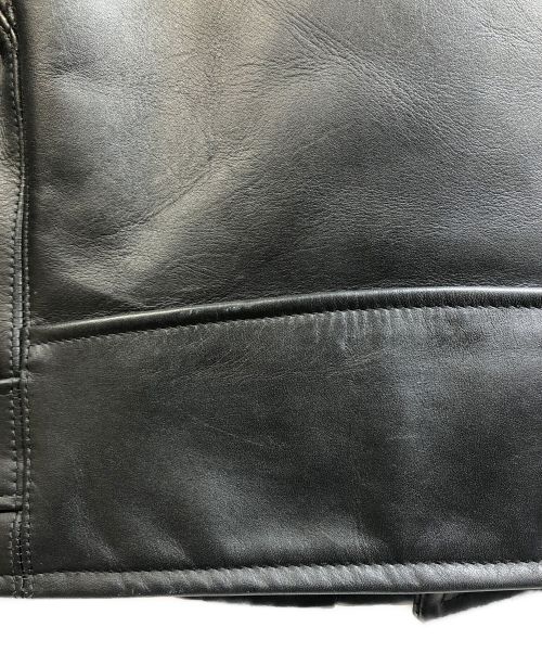 Schott（ショット）Schott (ショット) ONESTAR RIDERS LEATHER JACKET ブラック サイズ:34の古着・服飾アイテム