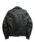 Schott (ショット) ONESTAR RIDERS LEATHER JACKET ブラック サイズ:34：64000円