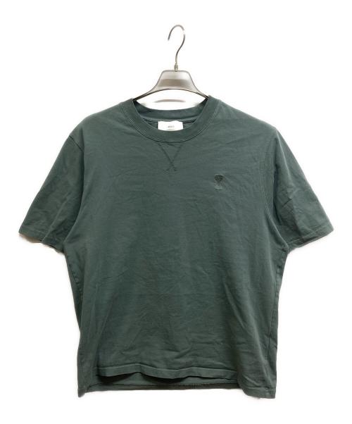 AMI Alexandre Mattiussi（アミアレクサンドルマテュッシ）AMI Alexandre Mattiussi (アミアレクサンドルマテュッシ) Ami De Coeur Tシャツ グリーン サイズ:Ｍの古着・服飾アイテム