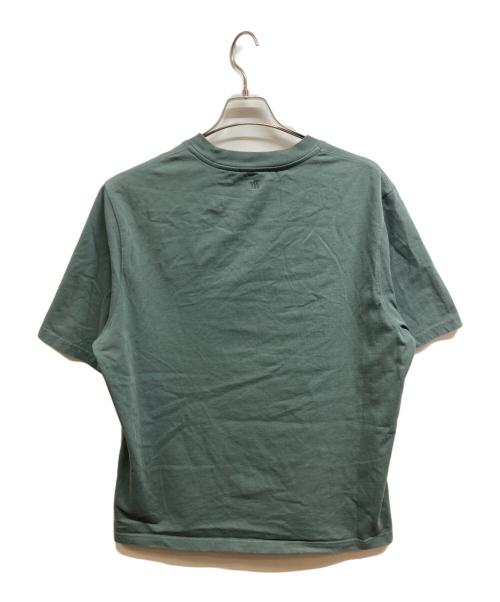 AMI Alexandre Mattiussi（アミアレクサンドルマテュッシ）AMI Alexandre Mattiussi (アミアレクサンドルマテュッシ) Ami De Coeur Tシャツ グリーン サイズ:Ｍの古着・服飾アイテム