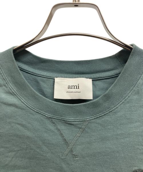 AMI Alexandre Mattiussi（アミアレクサンドルマテュッシ）AMI Alexandre Mattiussi (アミアレクサンドルマテュッシ) Ami De Coeur Tシャツ グリーン サイズ:Ｍの古着・服飾アイテム